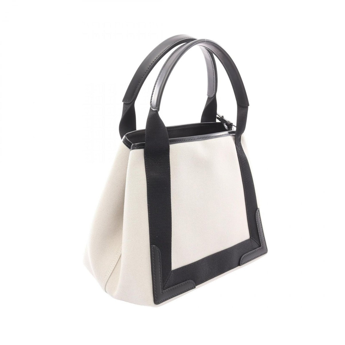 Balenciaga Tote Navy Cabas S Off White Black Ivory — view 2