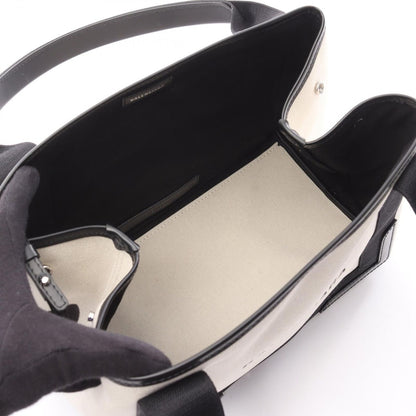 Balenciaga Tote Navy Cabas S Off White Black Ivory — view 3
