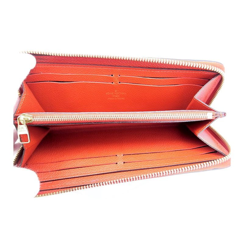 Louis Vuitton Portefeuille Clemence Long Wallet M60169 Ladies Red Pawnshop Lot