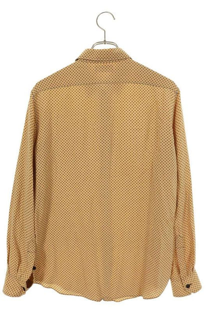 Celine 2c246359i All-over Viscose Classic Long Sleeve Shirt Men's 39