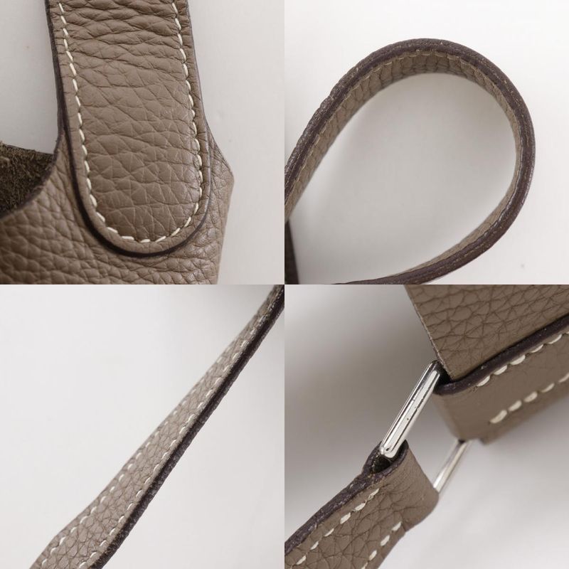 Hermes Picotin MM Taurillon Clemence Etoupe □I Ladies Handbag