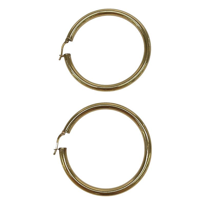 Bottega Veneta - Two Pairs Of Hoop Earrings Ring Earrings - Gold - Women's
