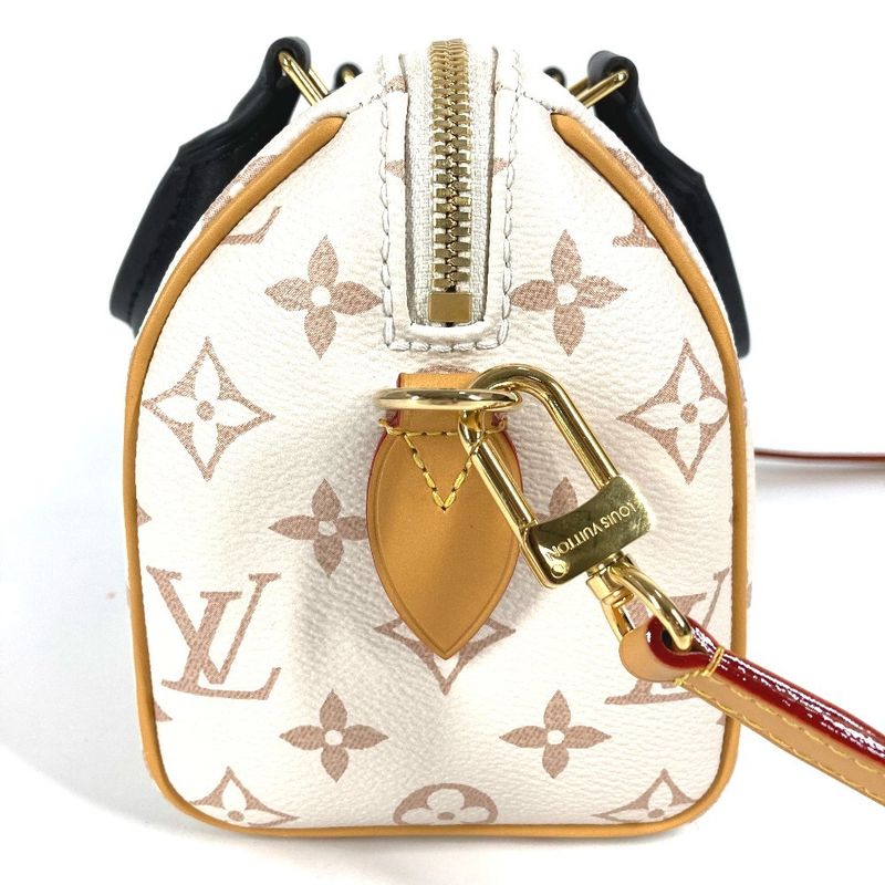 Louis Vuitton Speedy Bandouliere 20 M46906 Monogram Canvas White