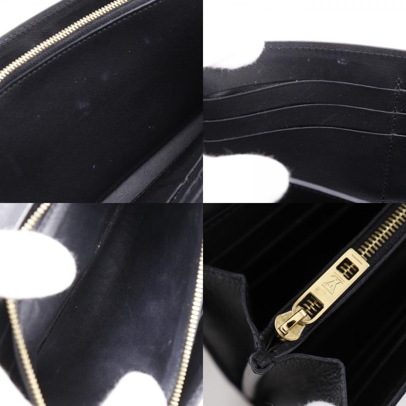 Louis Vuitton Portefeuille Very Monogram M62059 Leather Noir Black Mi3198