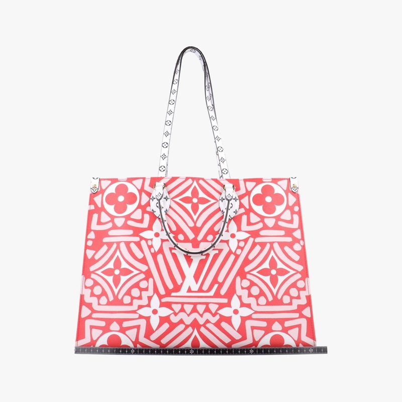 Louis Vuitton On The Go GM White And Rouge Monogram Giant M45356 Fn2260
