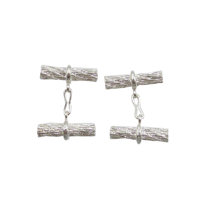 Hermes Cufflinks Silver925 Silver 0047