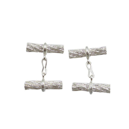 Hermes Cufflinks Silver925 Silver 0047