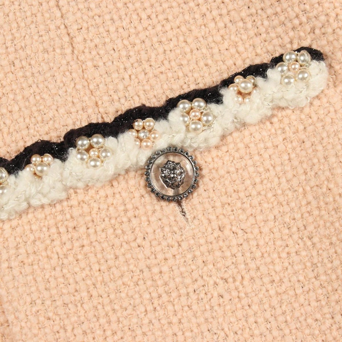 Chanel Colorless Jacket Tweed Wool — view 11