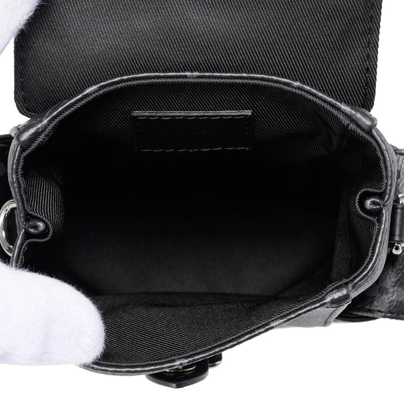 Louis Vuitton Shoulder Bag Nano Christopher Black/gray