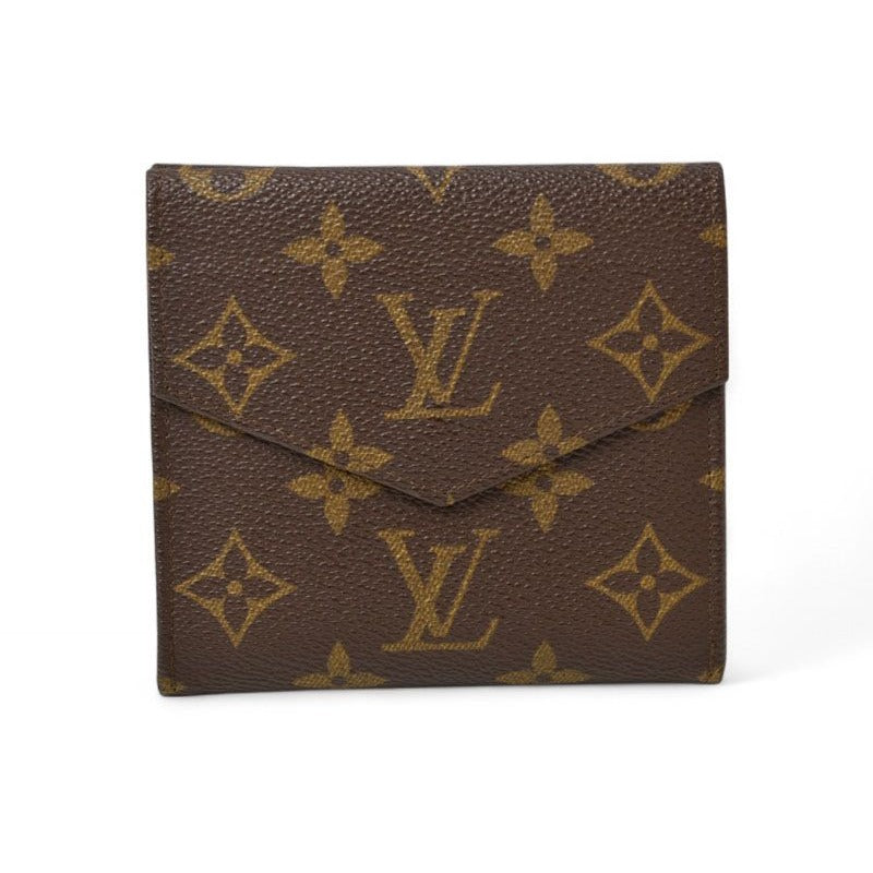 Louis Vuitton Wallet Monogram Fold No.190 Vintage Antique — view 2