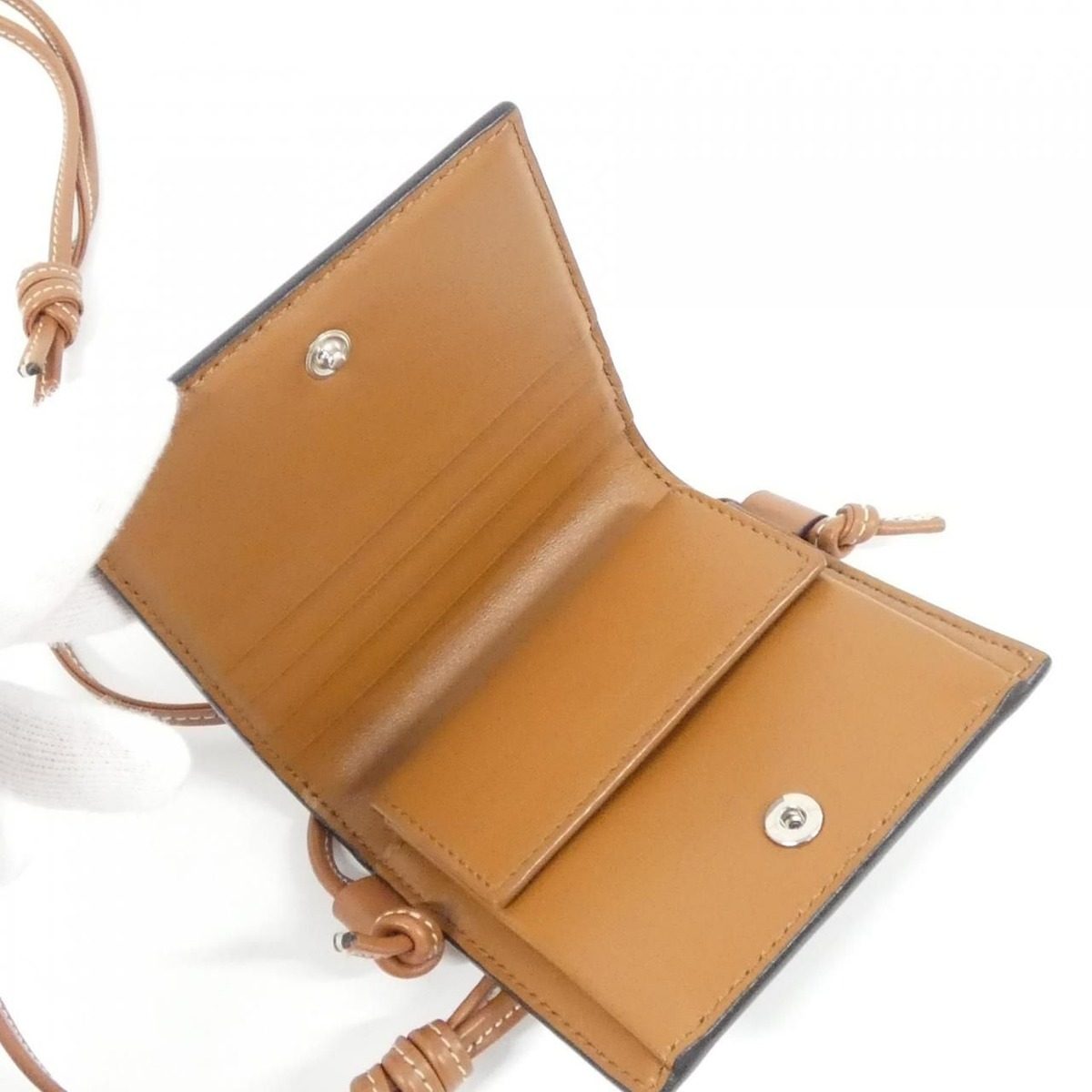 Celine Shoulder Wallet Tan — view 6