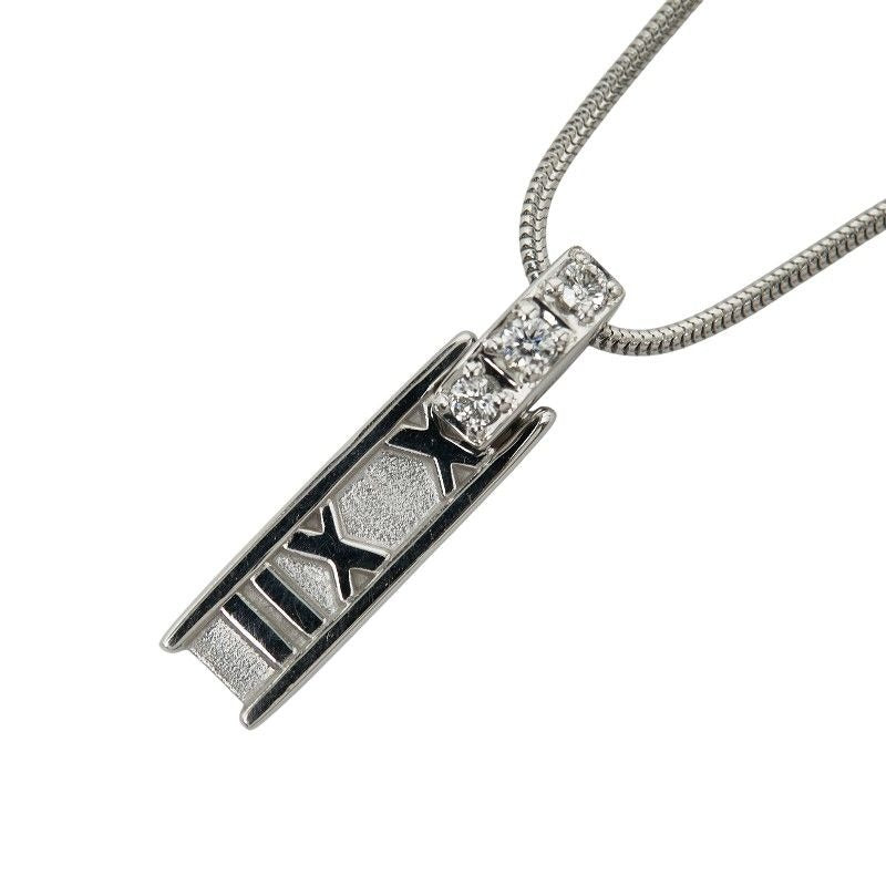 Tiffany & Co Atlas Bar 18K White Gold
