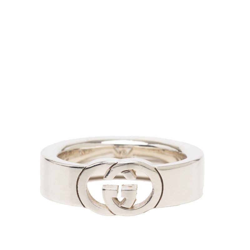 Gucci Interlocking Ring Silver