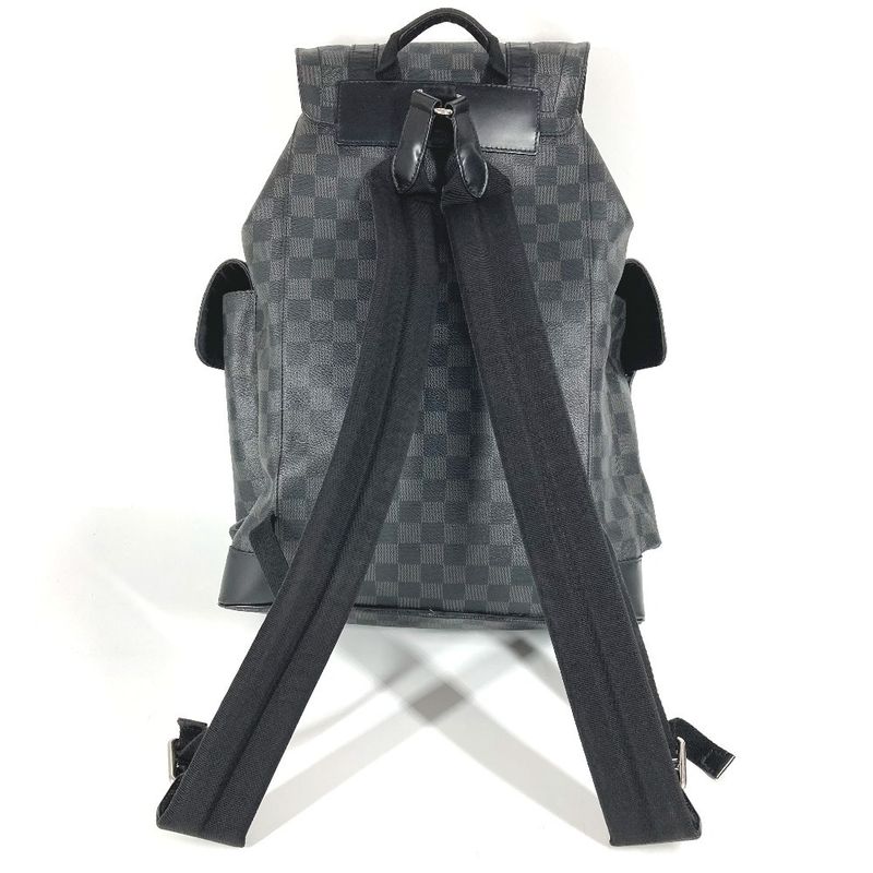 Louis Vuitton Backpack Sac Christopher MM Christopher MM N41379 Damier Graphite