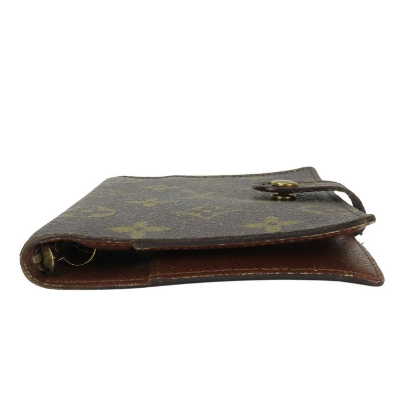Louis Vuitton Notebook Cabas - Agenda PM R20005 Monogram Brown Gold Hardware