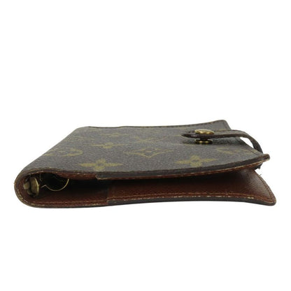Louis Vuitton Notebook Cabas - Agenda PM R20005 Monogram Brown Gold Hardware