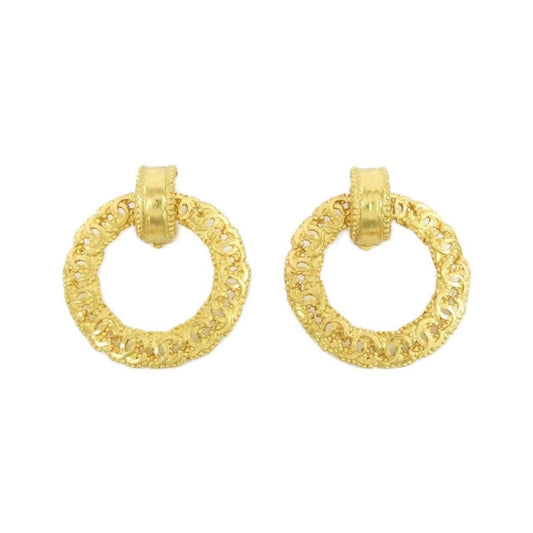 Chanel Vintage Earrings Gold