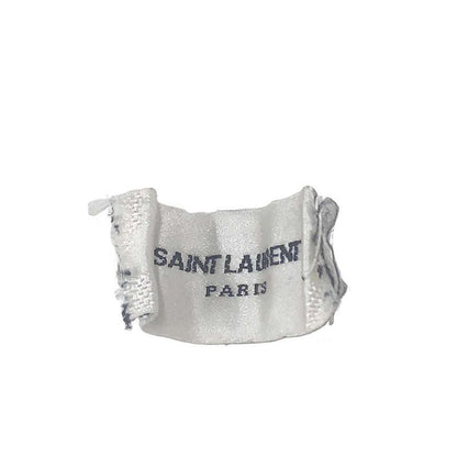 Saint Laurent Paris Wool Paisley Bandana Black