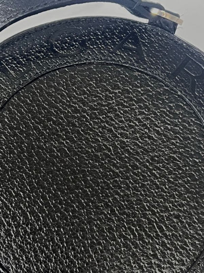 Bvlgari Bee Zero One Mini Shoulder Bag Logo Leather Black 80bs126