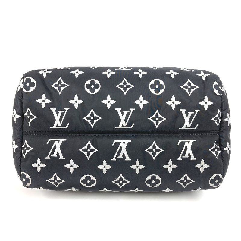 Louis Vuitton Handbag Speedy Bandoliere 25 M11848 Nylon/leather Frosted Silver