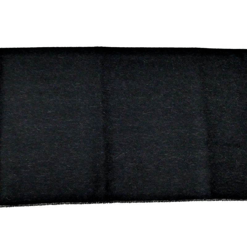 Hermes Muffler - Shawl Double Face Black Beige Cine Cashmere 100%