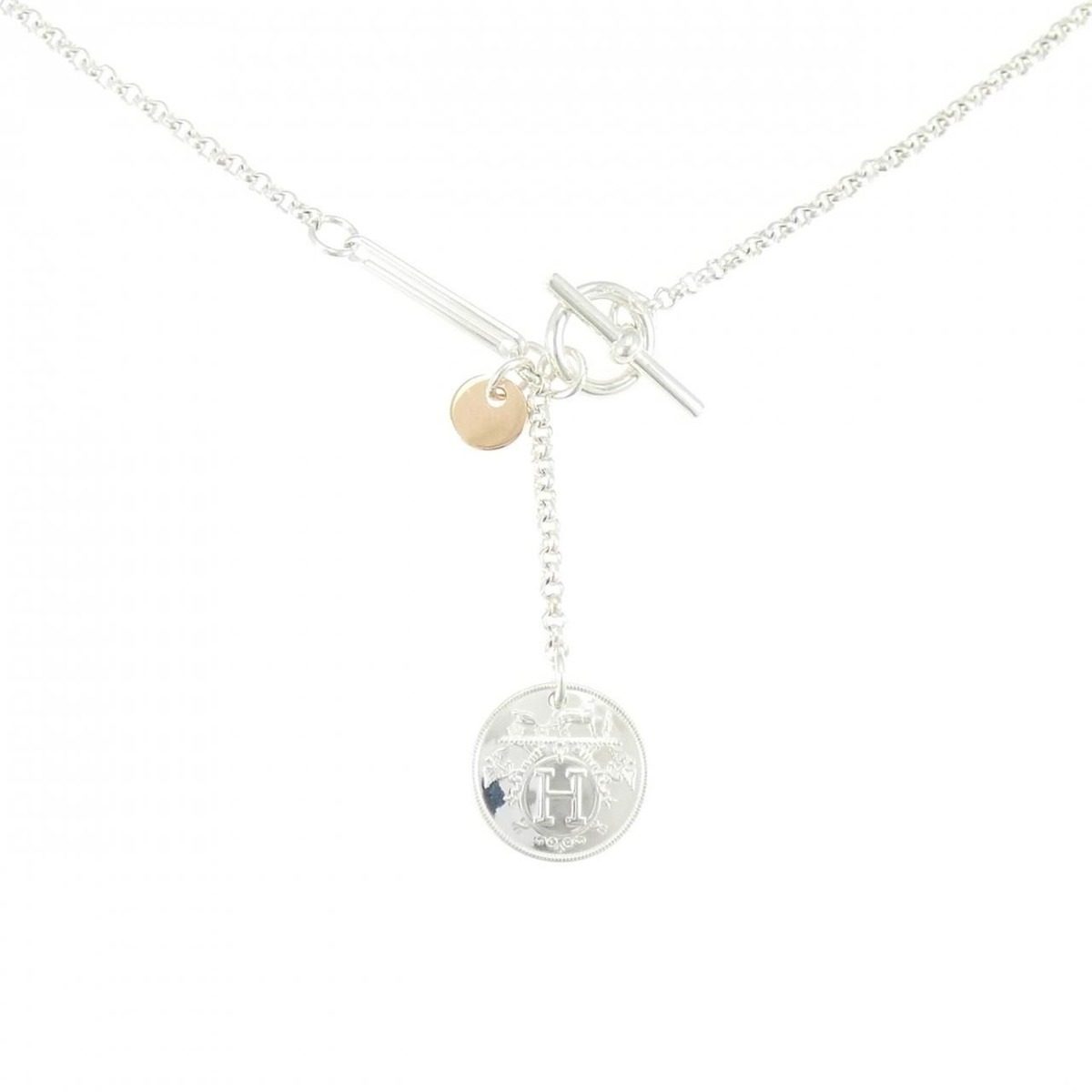 Hermes Exlibris Necklace Silver
