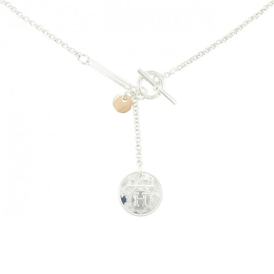 Hermes Exlibris Necklace Silver