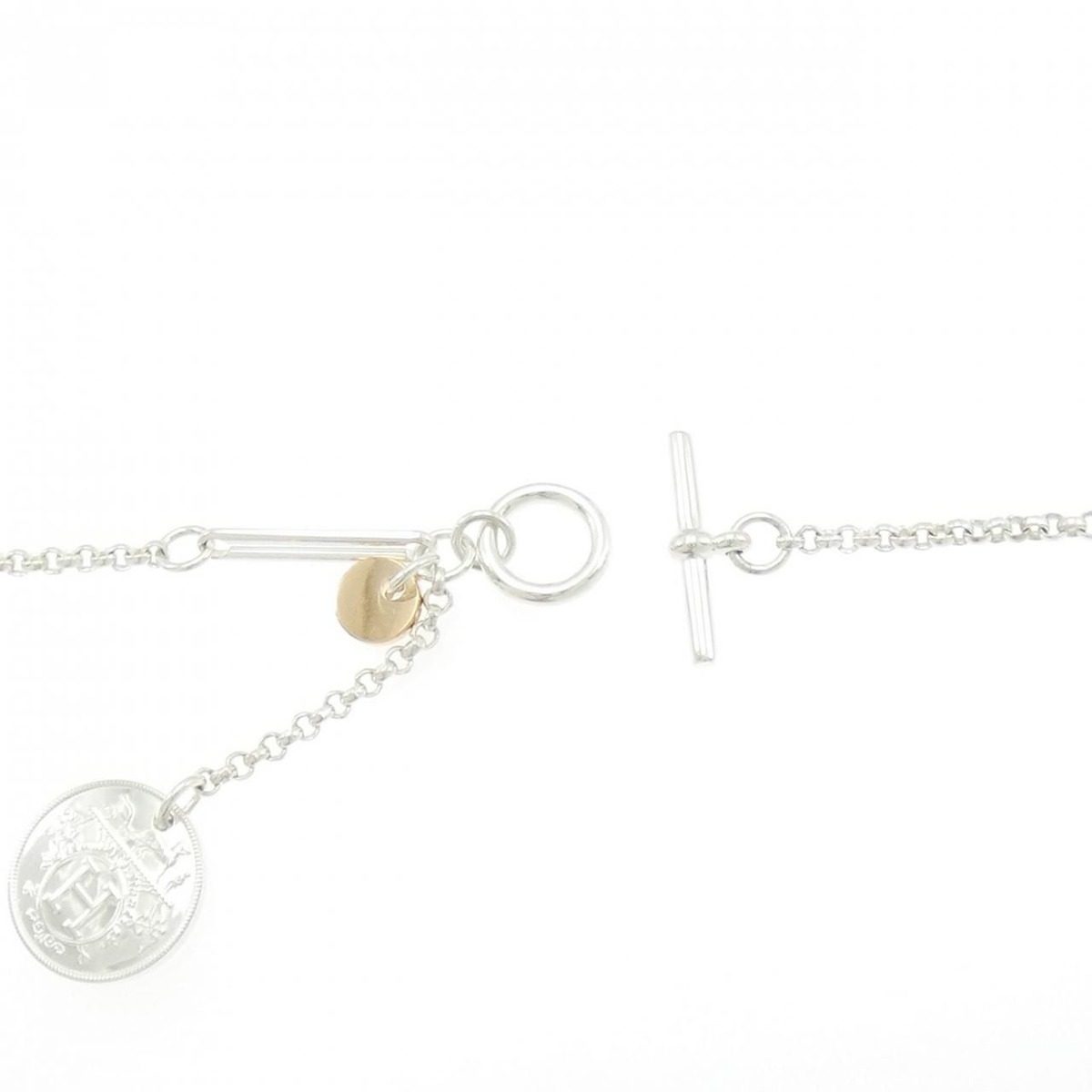 Hermes Exlibris Necklace Silver — view 5