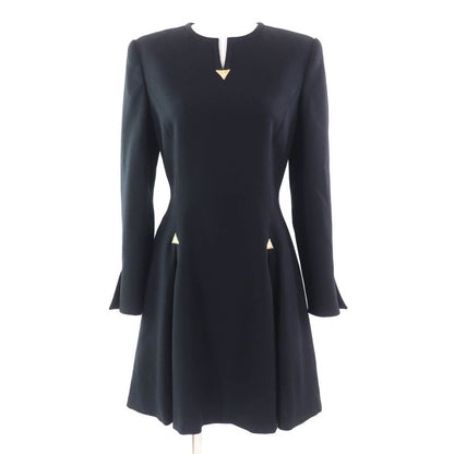 Mademoiselle DIOR Mademoiselle DIOR Vintage 100% Wool Flared Silhouette Long