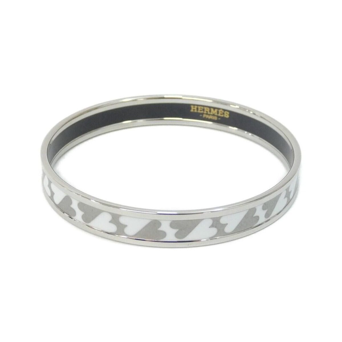 Hermes Bangle Bracelet Silver