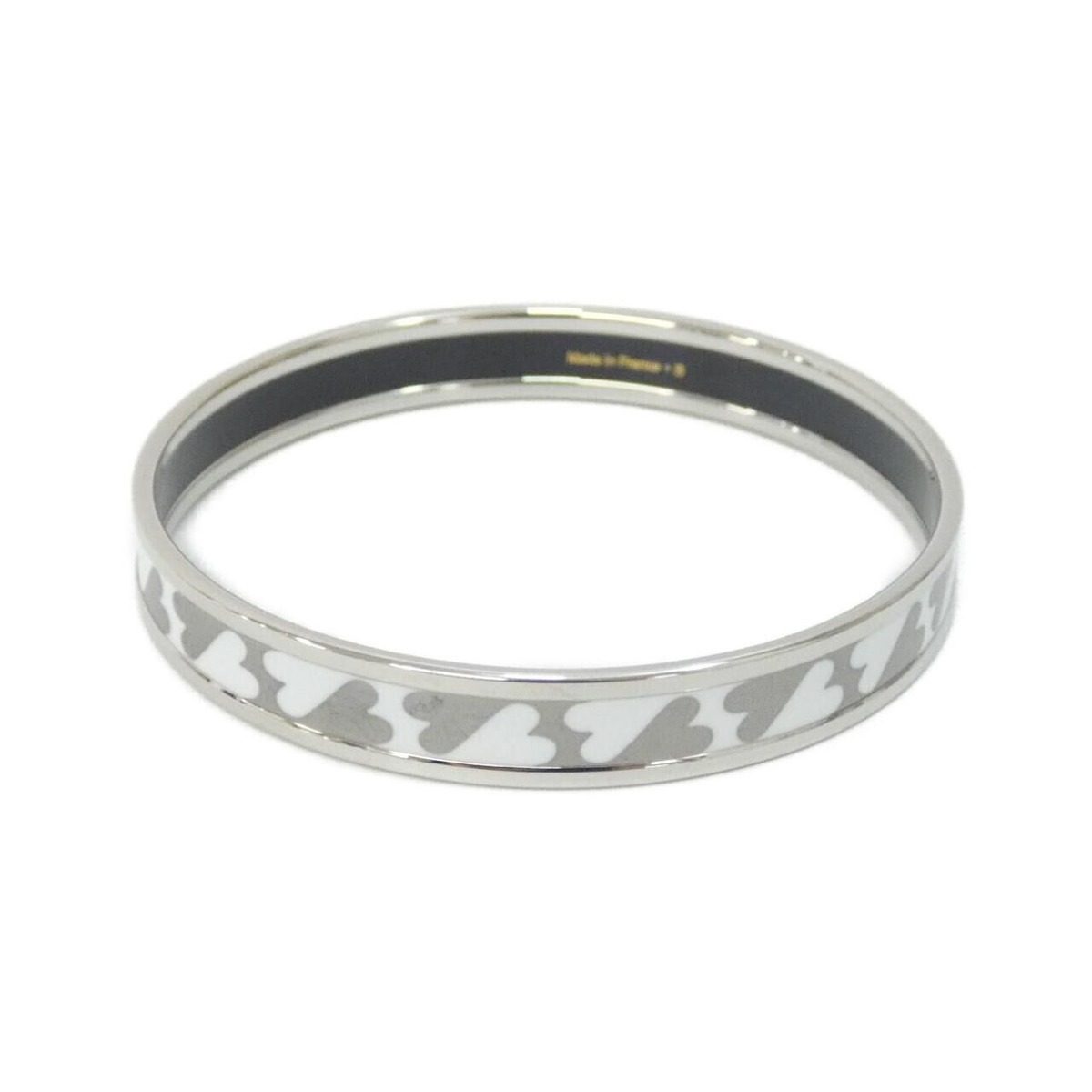 Hermes Bangle Bracelet Silver — view 2
