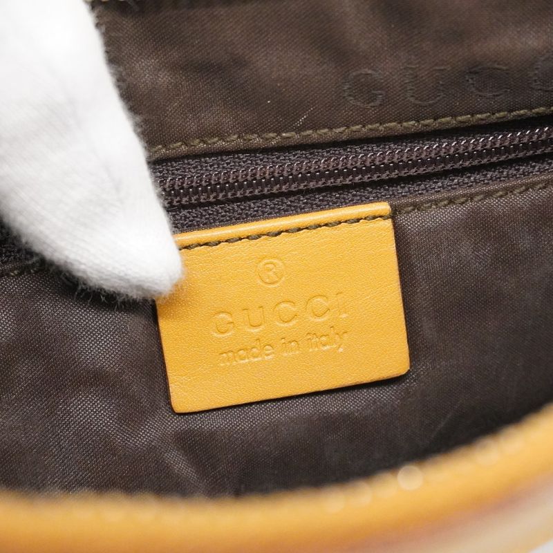 Gucci Shoulder Bag GG Canvas 001 4128 Canvas Beige Gold Hardware Women