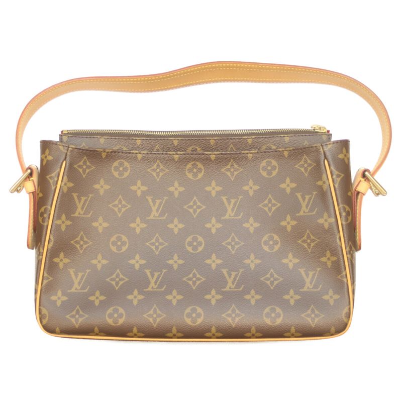 Louis Vuitton M51163 06 Monogram Vivacite GM Shoulder Bag Brown