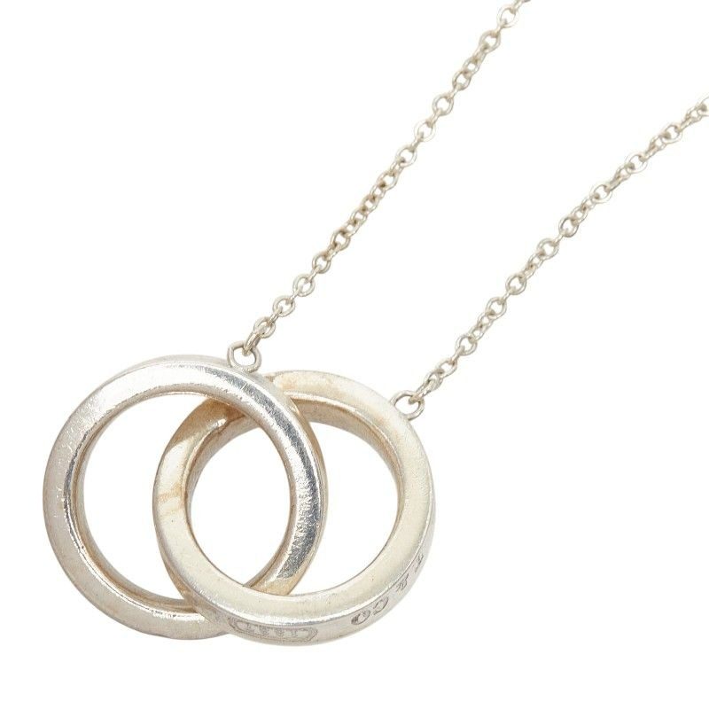 Tiffany & Co Interlocking Circle Necklace Silver