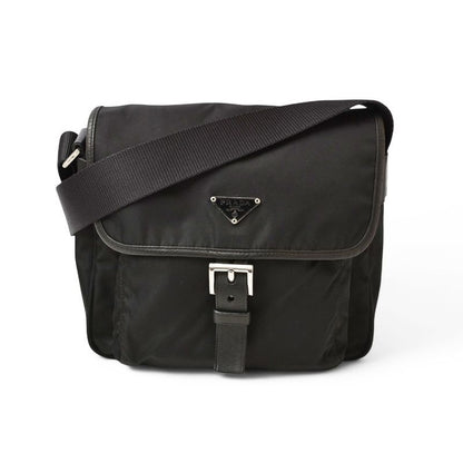 Prada Shoulder Bag Crossbody Nylon Black Bt0173