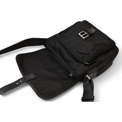 Prada Shoulder Bag Crossbody Nylon Black Bt0173 — view 10