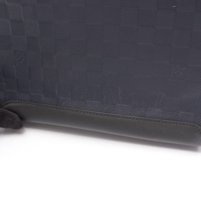 Louis Vuitton Shoulder Bag District PM Cosmos Leather Navy — view 7