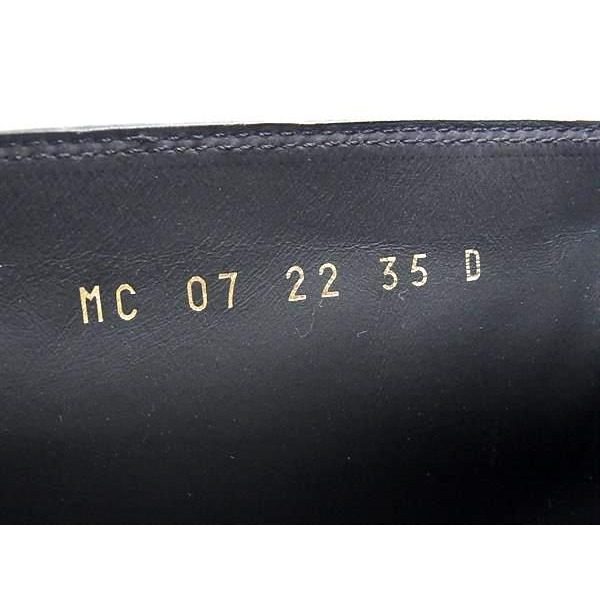 Dior Leather Studded Long Boots 35 Shoes Black — view 5