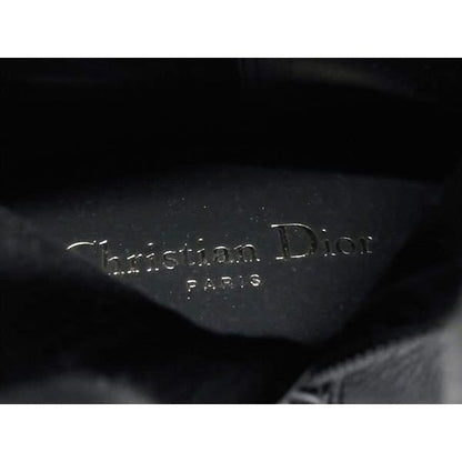 Dior Leather Studded Long Boots 35 Shoes Black — view 6