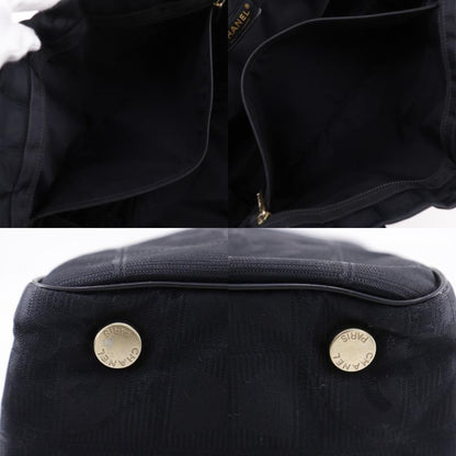 Chanel Tote MM New Travel Line A15991 Nylon Canvas Black Ladies Tote Bag
