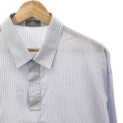 Dior - 2023ss - Logo Embroidery Stripe Pullover Shirt - 46 - Blue - Men's