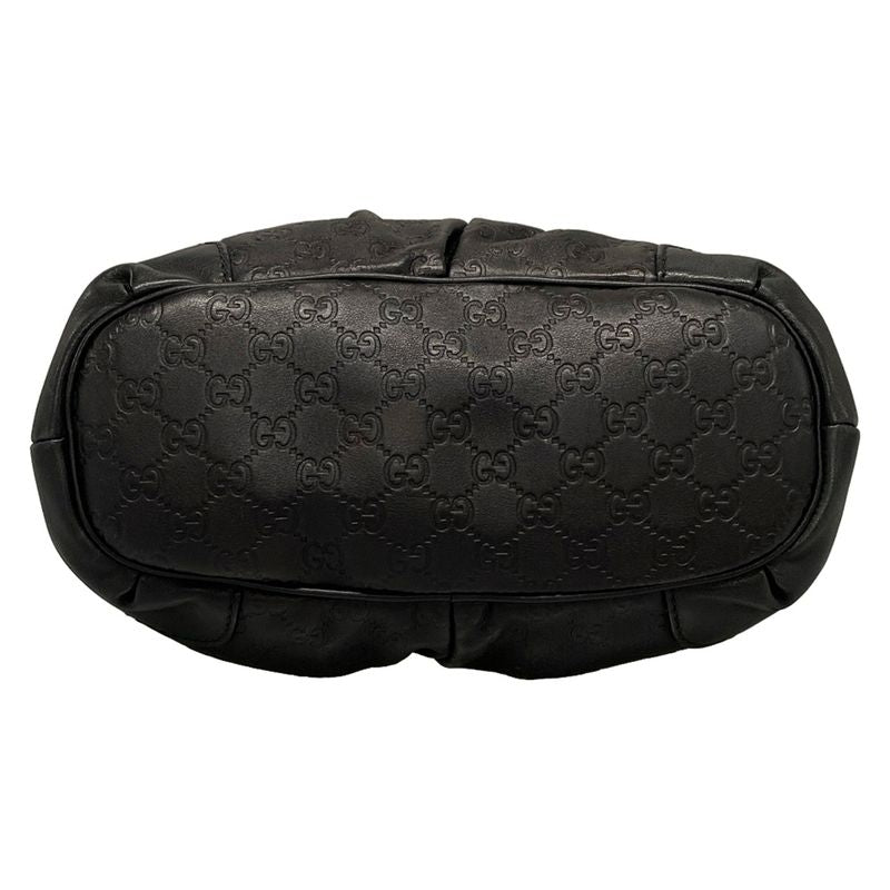 Gucci Handbag Sookie Stripe Line 247902 Black Leather