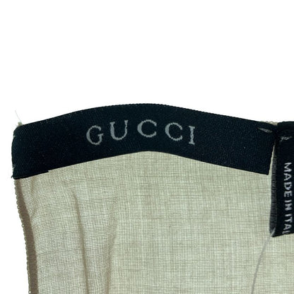 Gucci Flower Cotton Scarf Beige