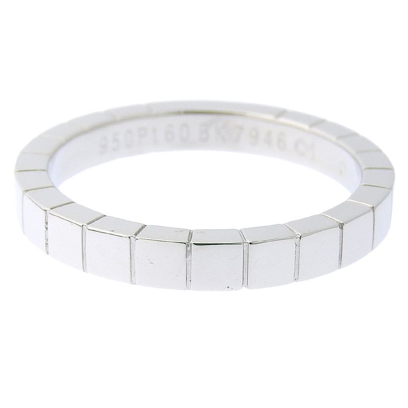 Cartier Lanier Pt950platinum 19.5 Men's 9.0g Ring