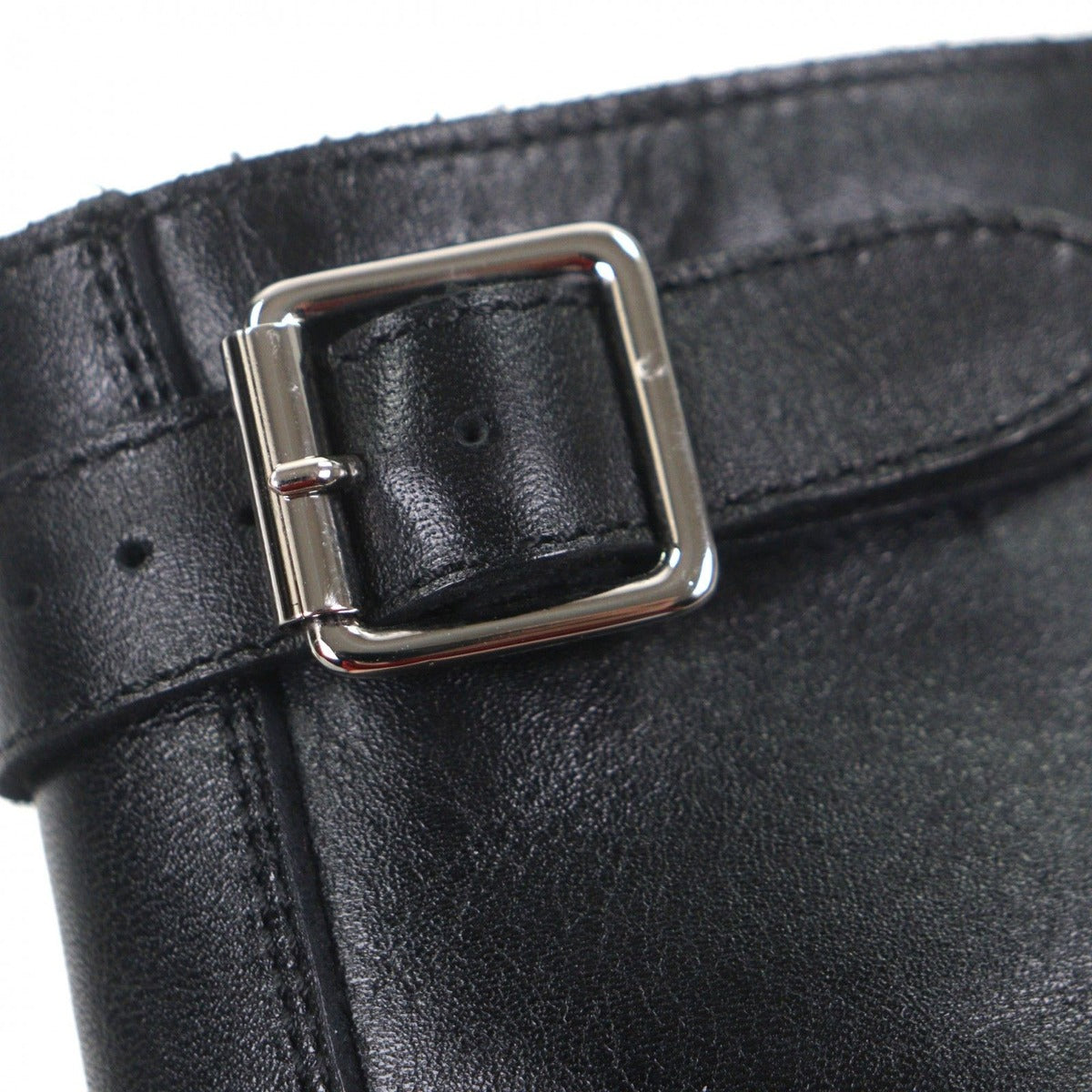 Celine Bulky Leather Hedi Slimane Era Logo Studs Lace Up Short Boots Black 42 — view 7