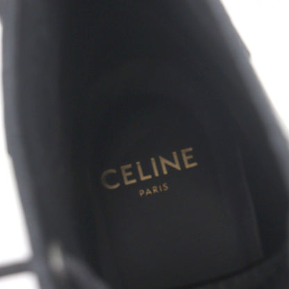 Celine Bulky Leather Hedi Slimane Era Logo Studs Lace Up Short Boots Black 42 — view 10