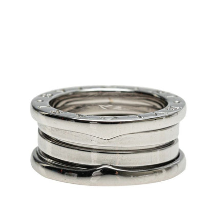 Bulgari Bee Zero One 2 Band Ring Ring #49 18K White Gold White Gold Ladies