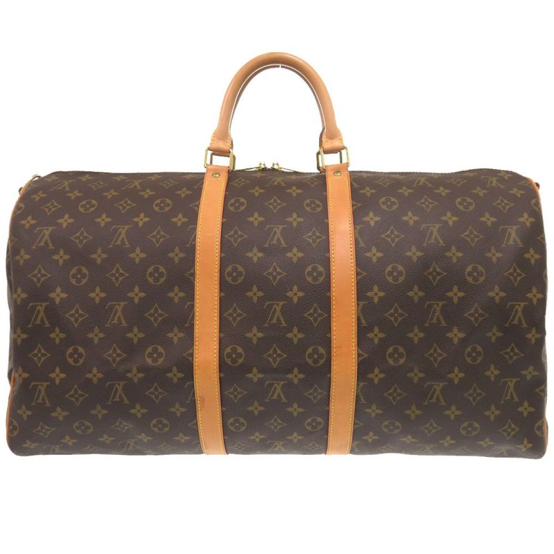 Louis Vuitton Keepall Bandoliere 60 Monogram M41412 Boston Bag LV 1852 Louis