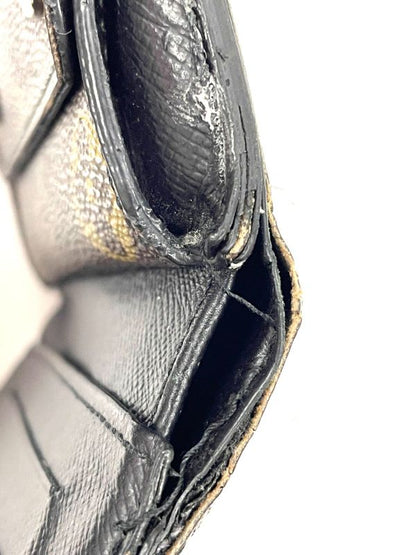 Louis Vuitton Monogram Macassar Portefeuille Compact Trifold Wallet M60167