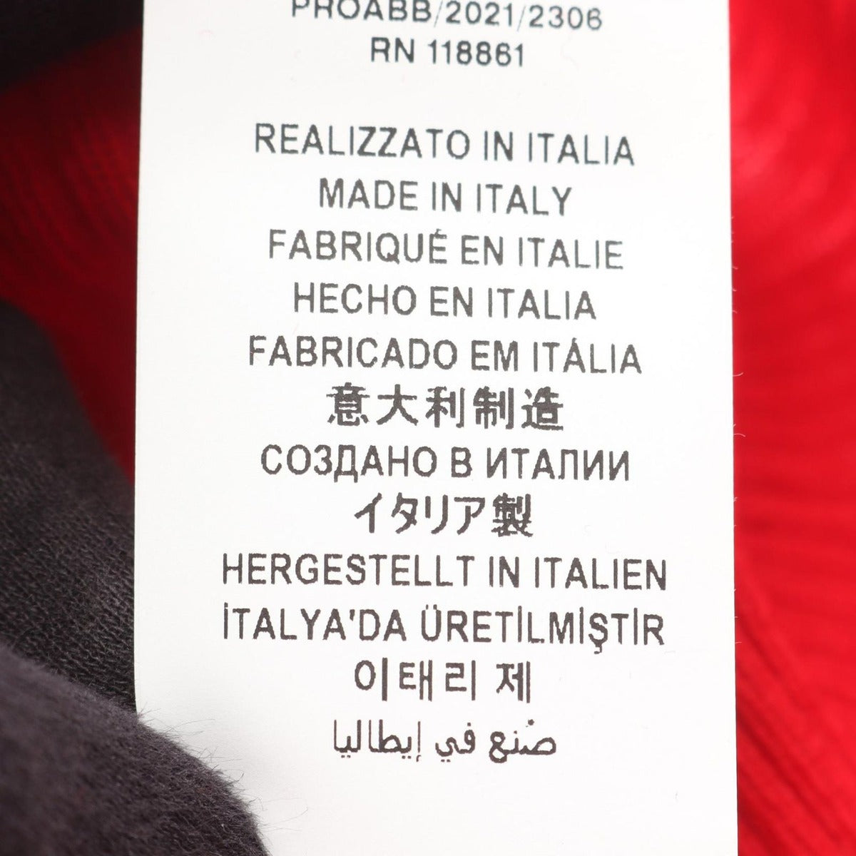 Versace Knit Wool Red 40 — view 4